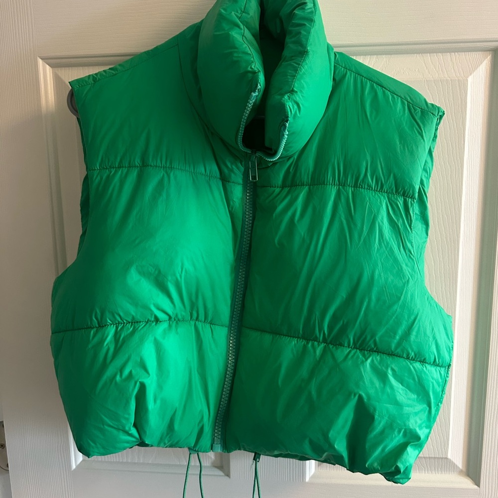 Amazon Bright Green Puffer Vest